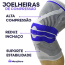 Joelheira Compressão Flexivel 3D Ortopedica Esportiva