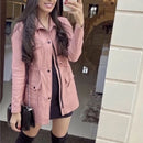 Parka Feminina Sobretudo em Bengaline