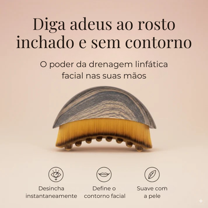 Escova de Drenagem Linfática Facial