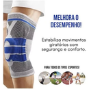 Joelheira Compressão Flexivel 3D Ortopedica Esportiva