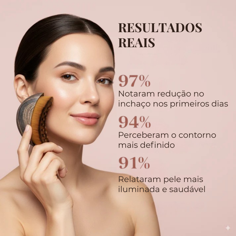 Escova de Drenagem Linfática Facial