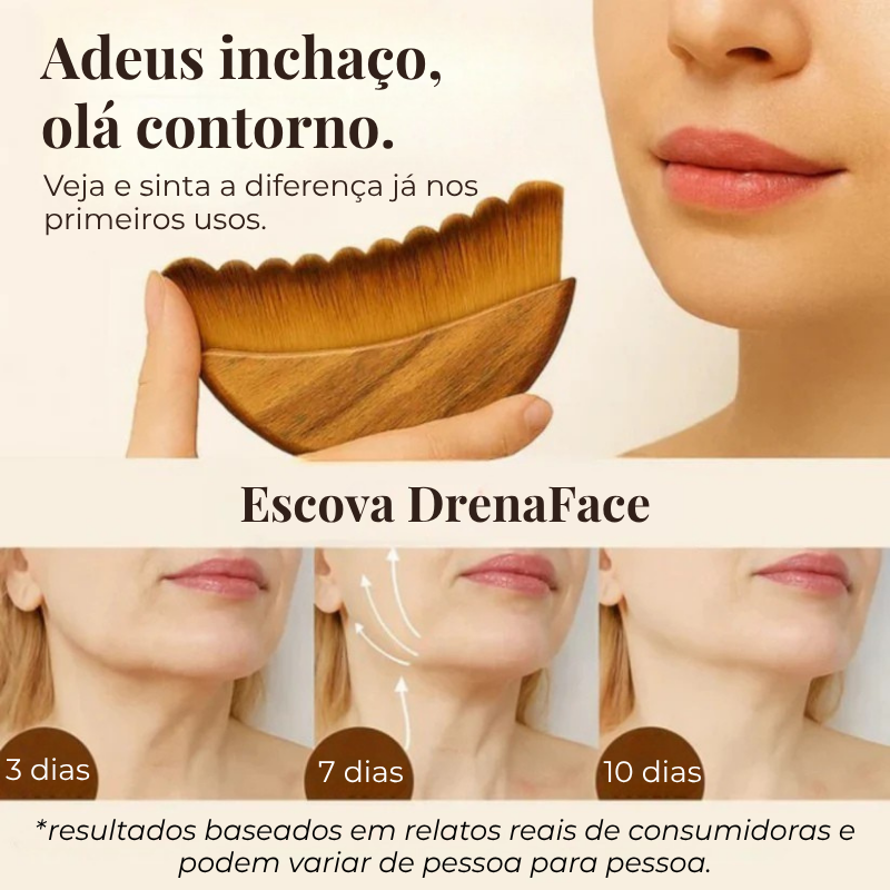 Escova de Drenagem Linfática Facial