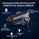 Fone de Ouvido para Capacete - Chamadas Mãos Livres